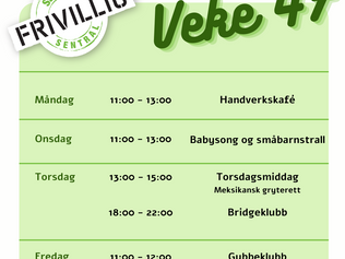 Dette skjer i veke 47