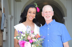 Bride and father