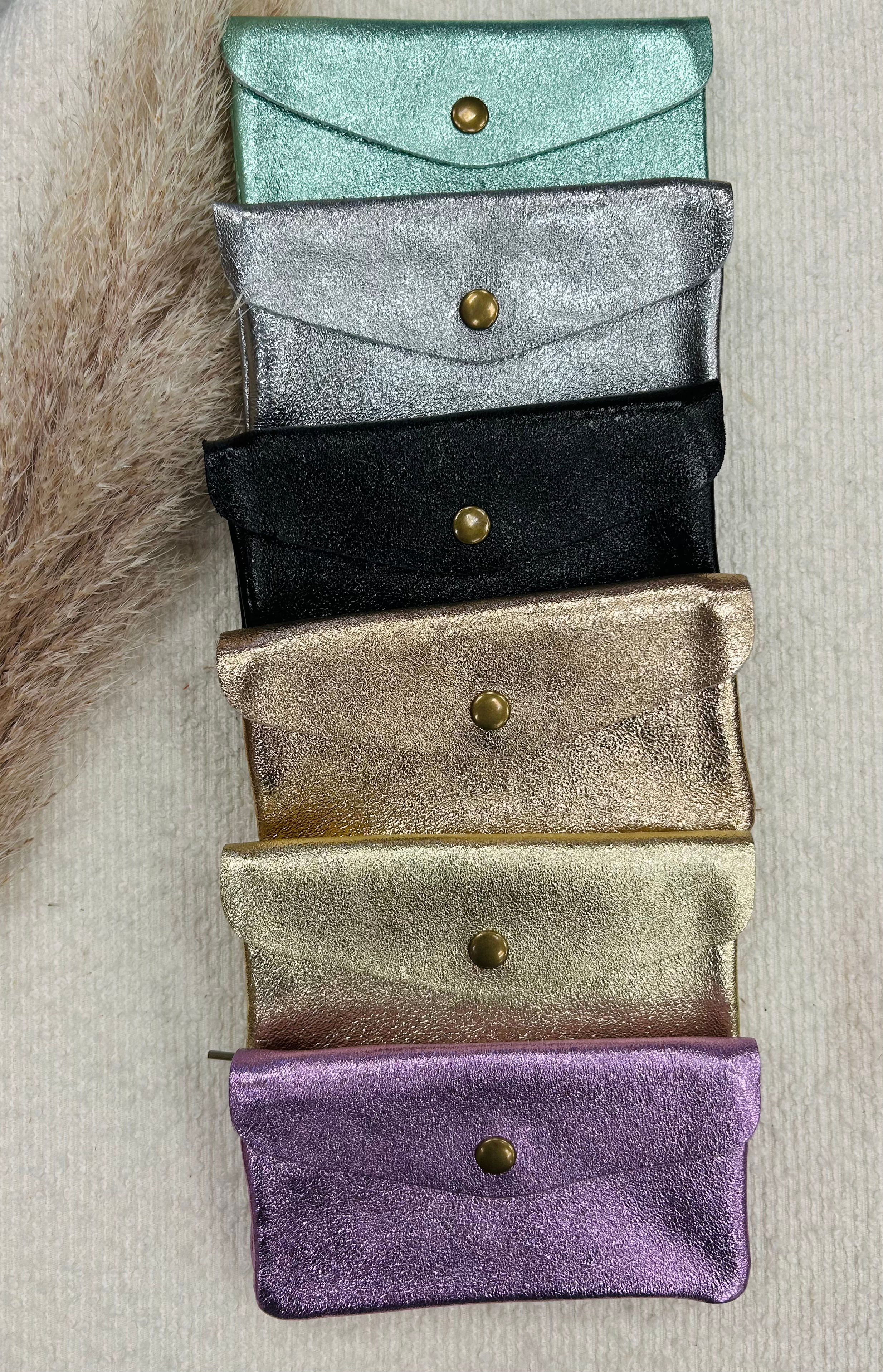 Grand porte monnaie irisé