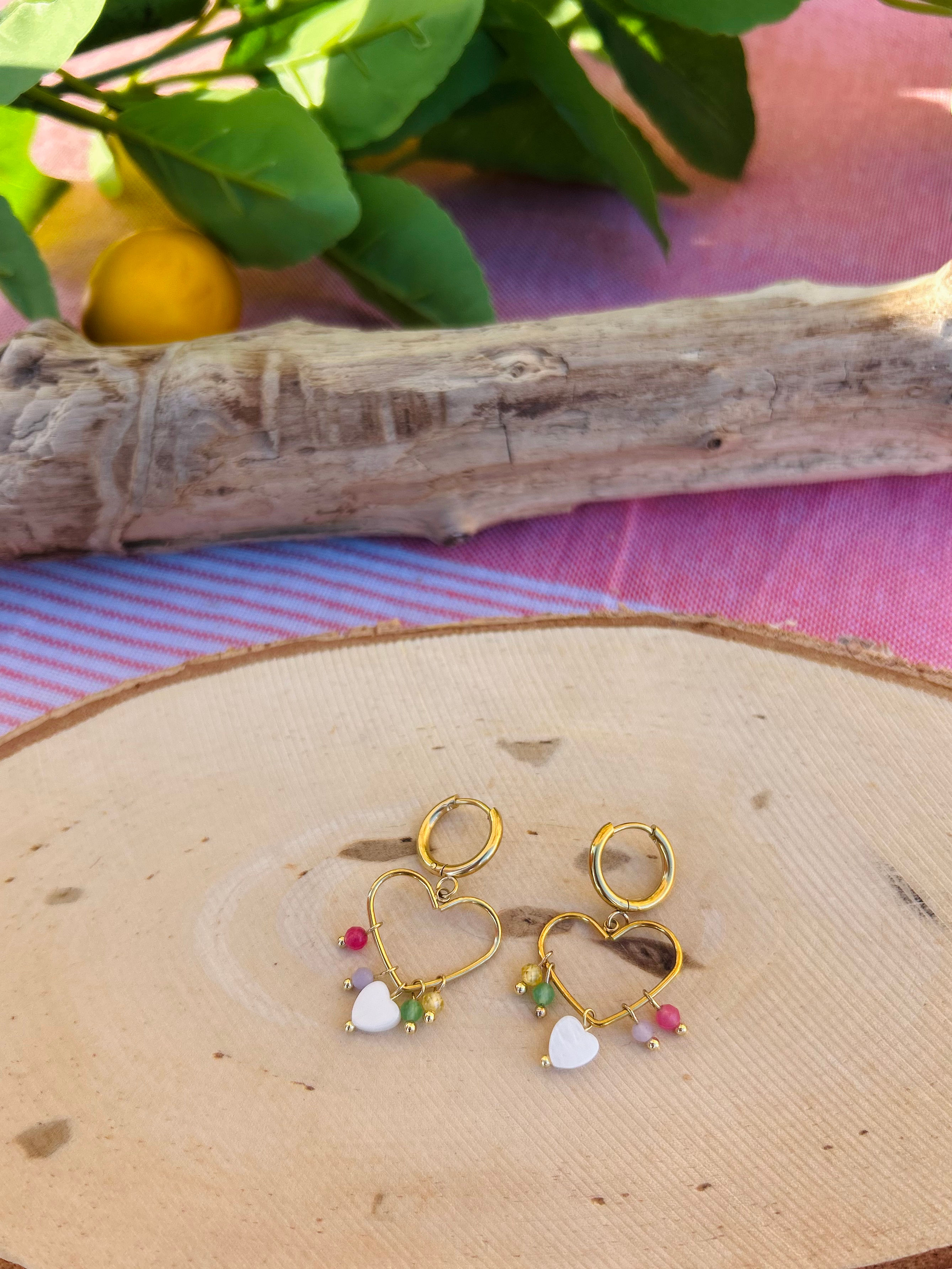Boucles d’oreilles • Acier inoxydable