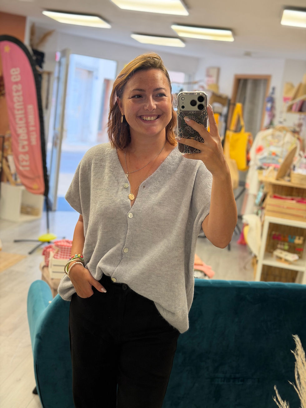 Miniature : Gilet Karine • gris 