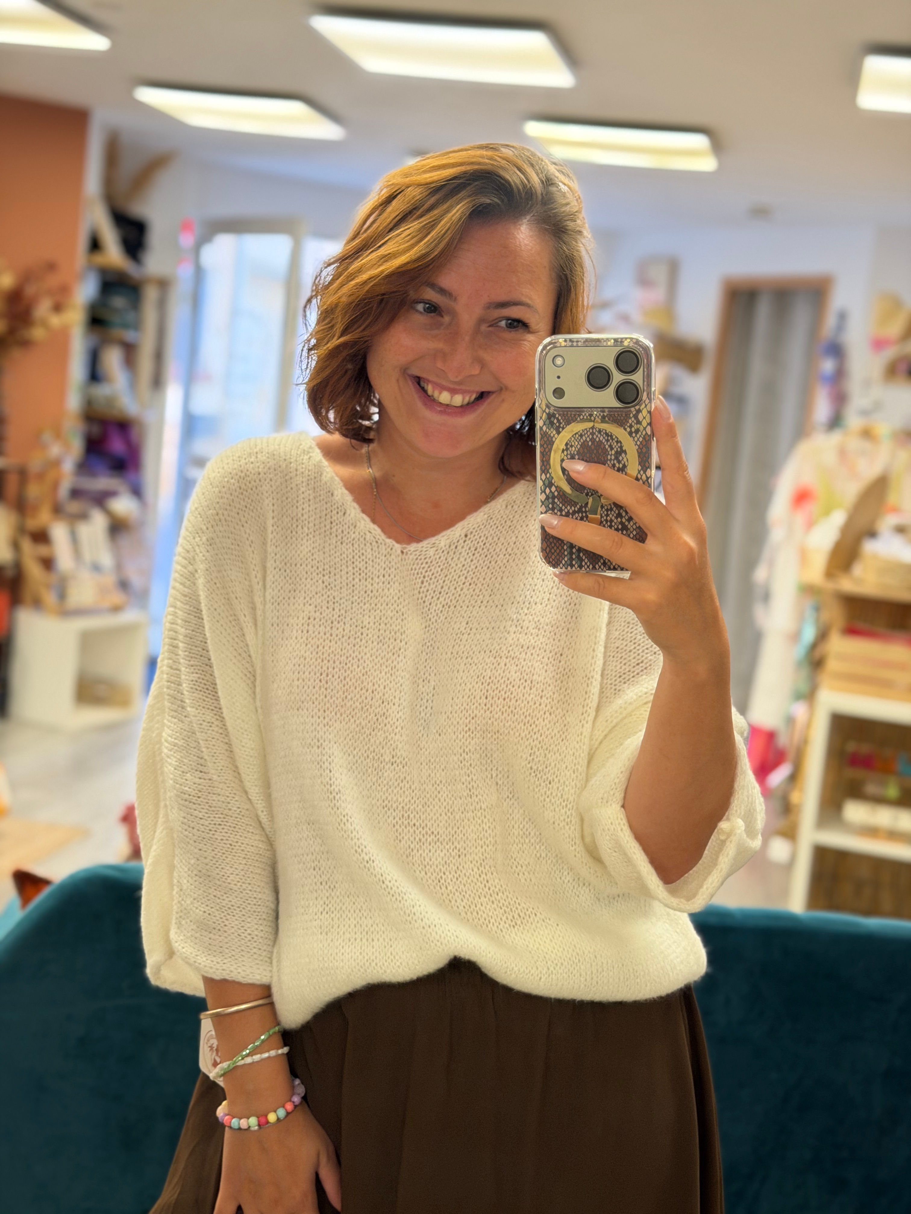Pull Camille • Blanc