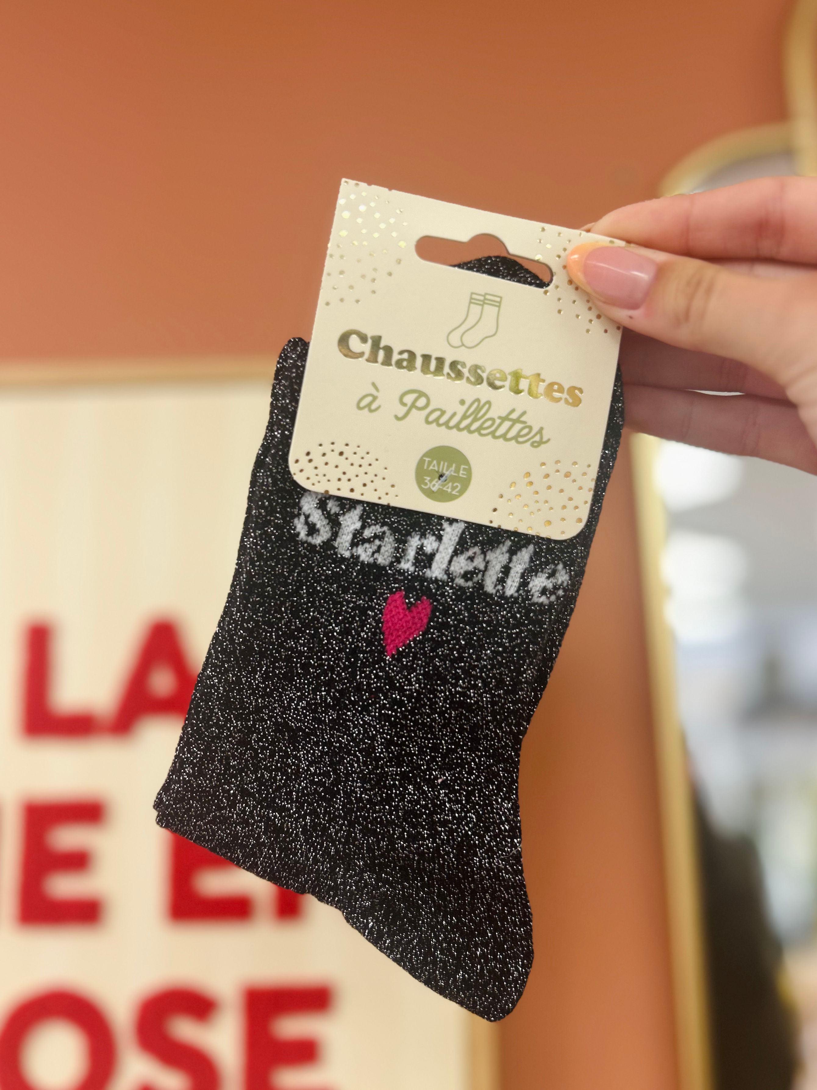 Chaussettes STARLETTE • paillettes