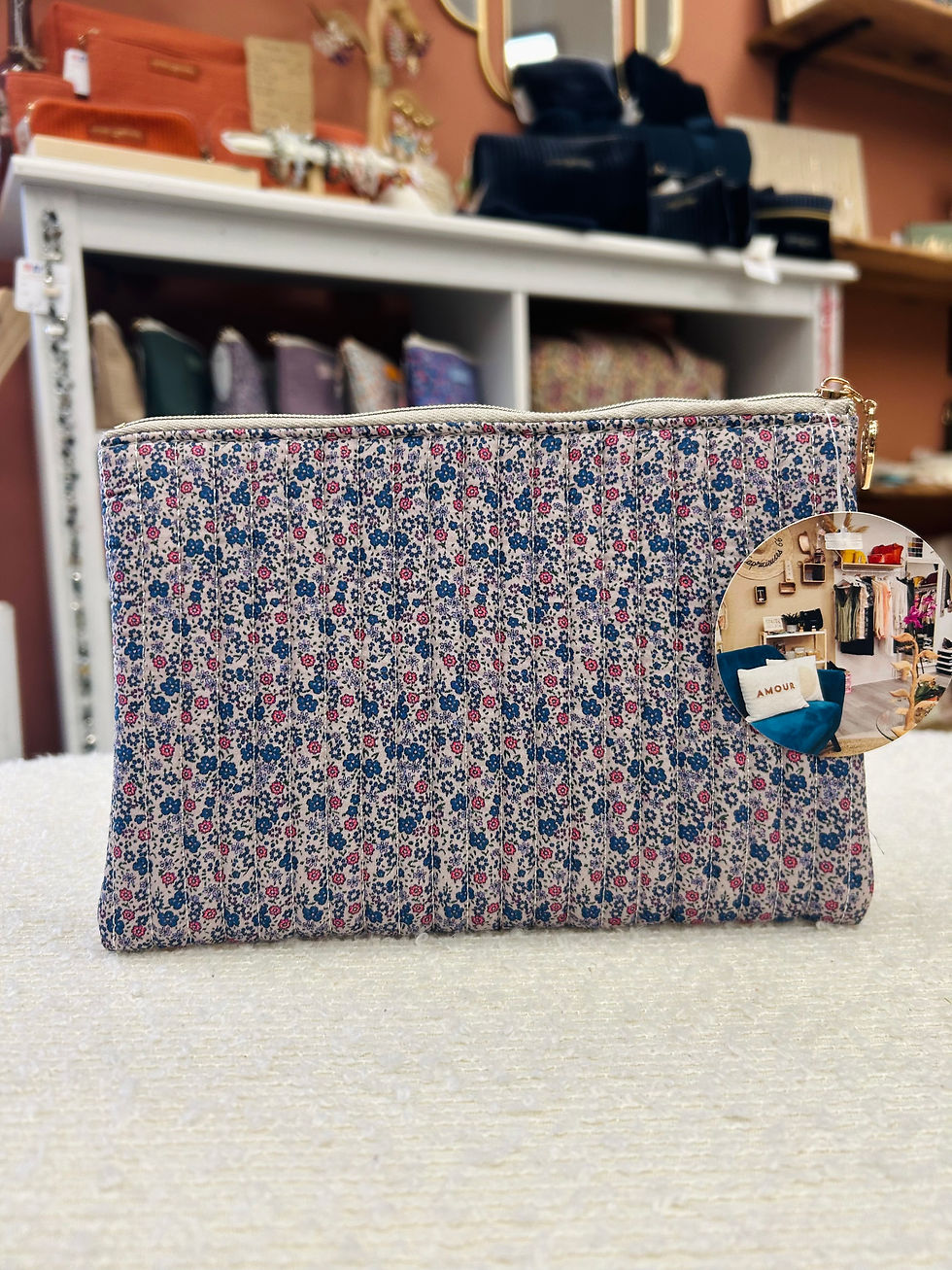 Miniature : Pochette plate • La p’tite Cachottière 