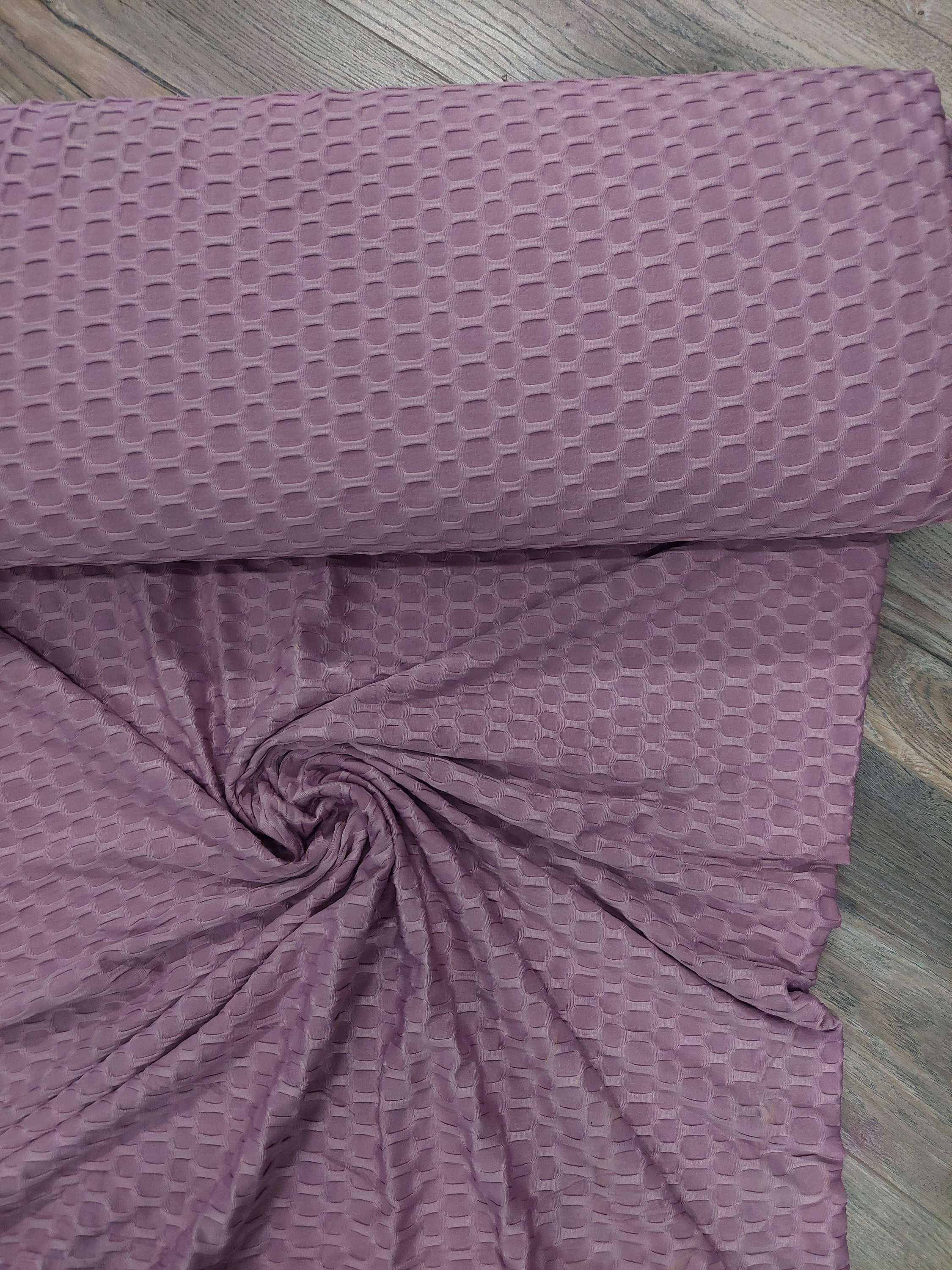 Lavender dk Honeycomb knit 