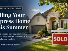 Selling Your Cypress Home This Summer: What Sellers Should Expect in 2026