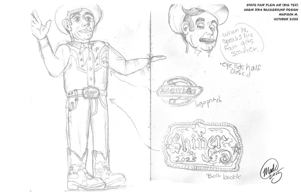 State Fair Plein Air: Big Tex