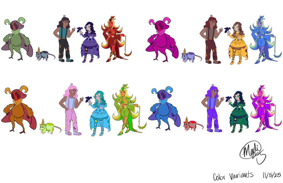 Character Color Variants 