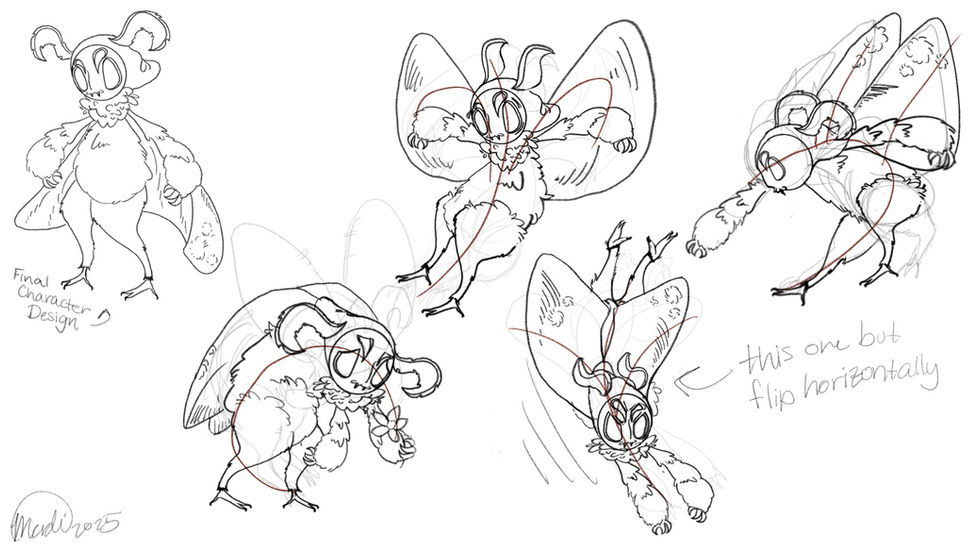 Mothman Poses 