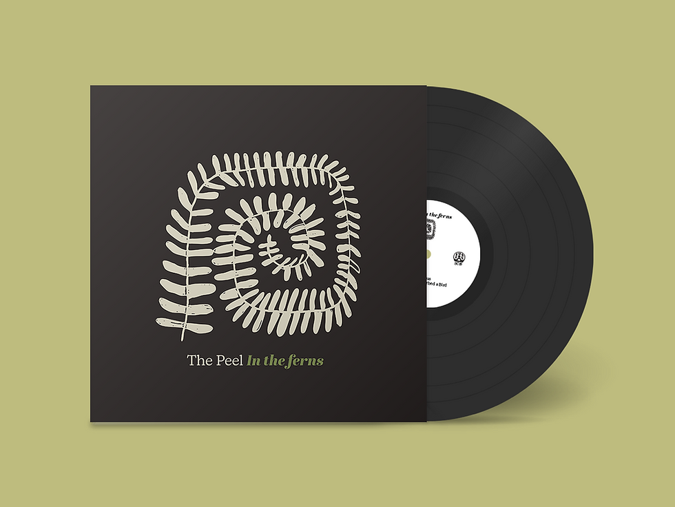 Vinyl album cover of In the Ferns by The Peel