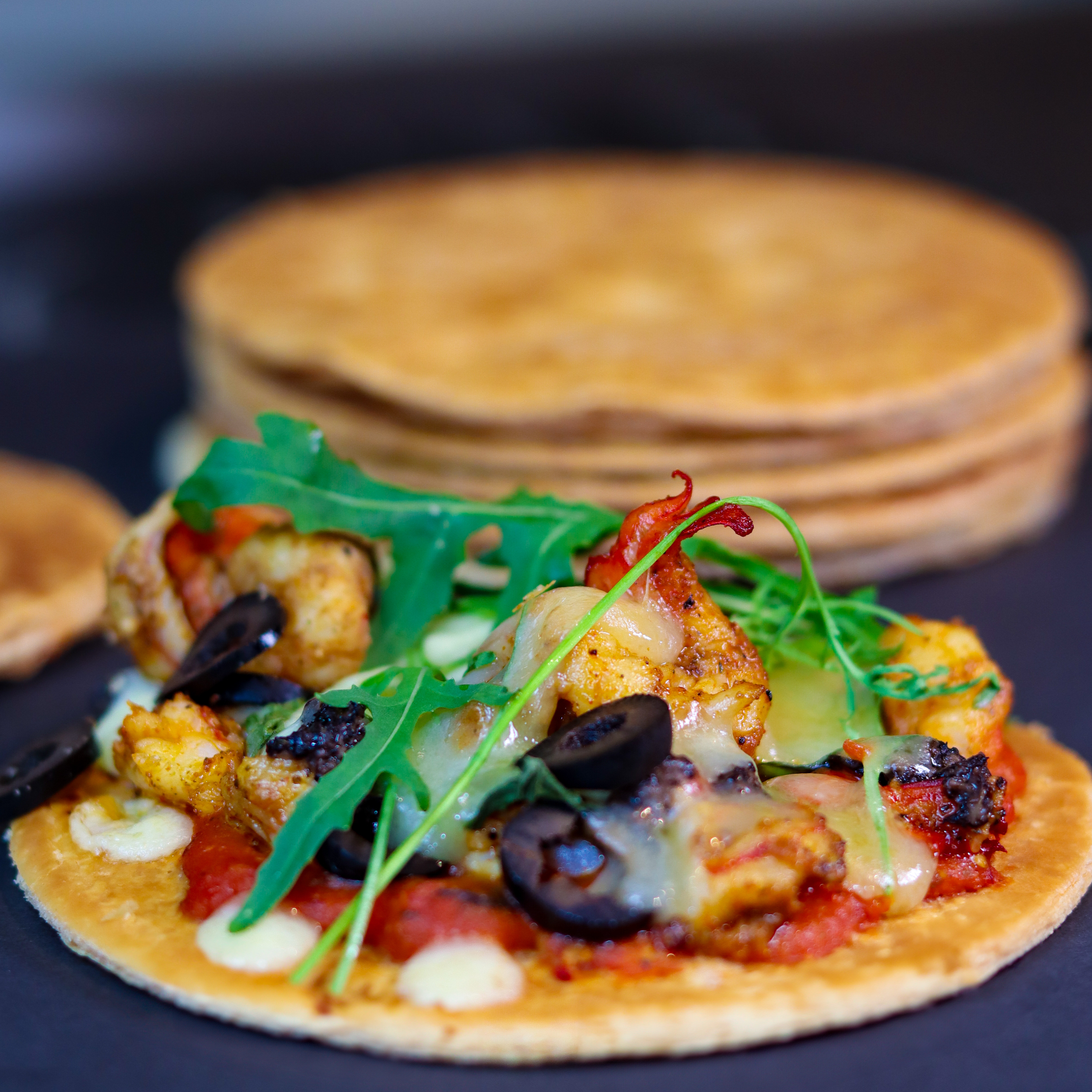 Arranged Food and Objects