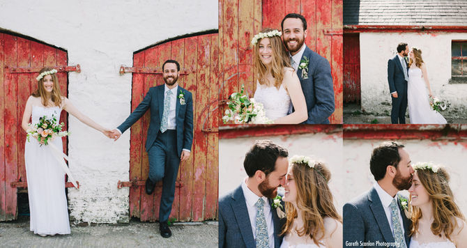 Billie & Rhys's Wedding, Llanegwad Church & Teepee, Llanarthney