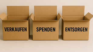 Wohin mit den aussortierten Dingen?