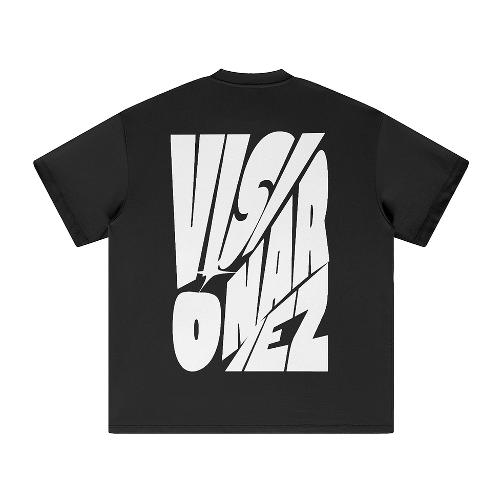 Black Minimalist Back View