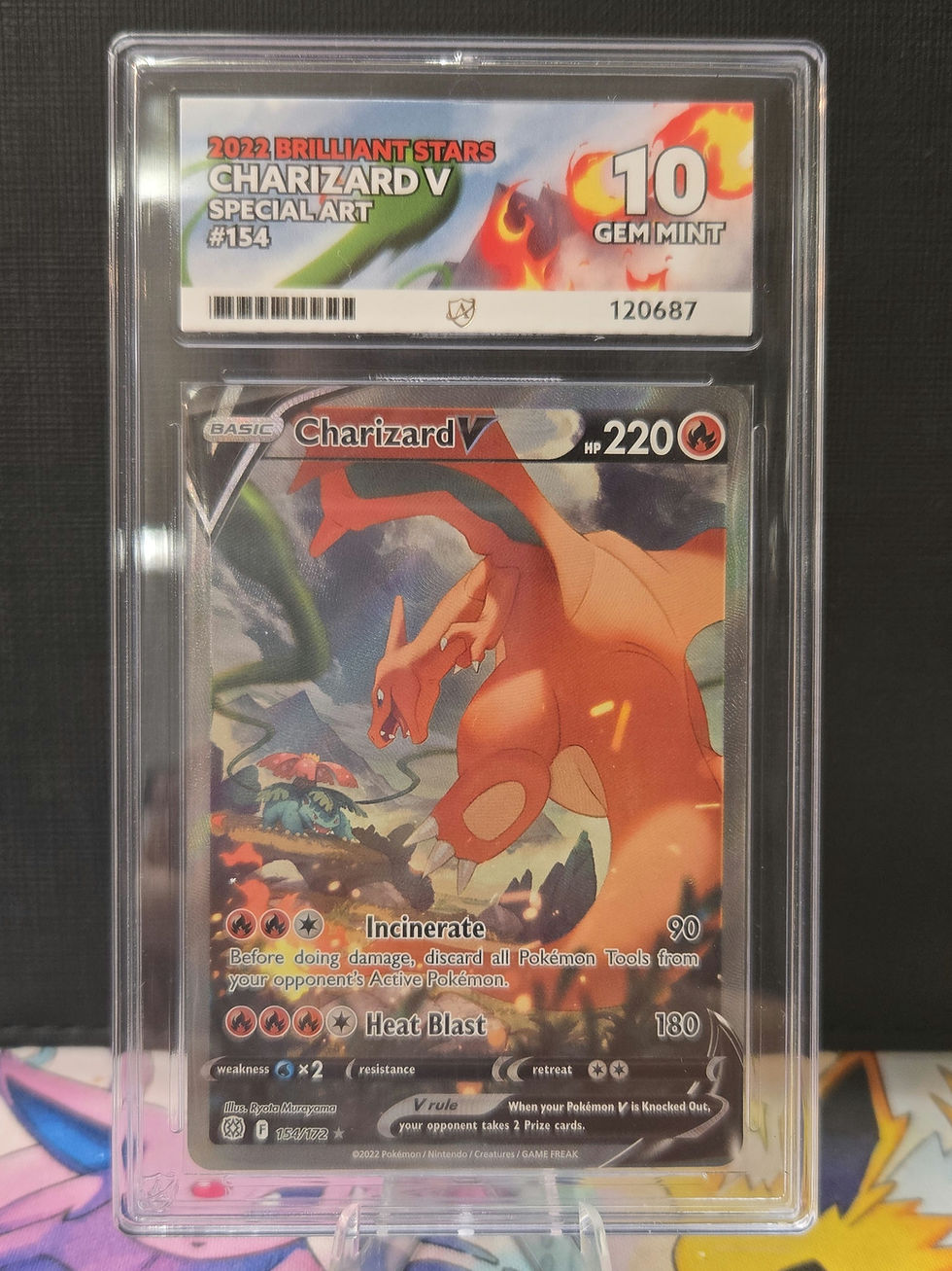 Thumbnail: Ace Gem Mint 10 Charizard V #154