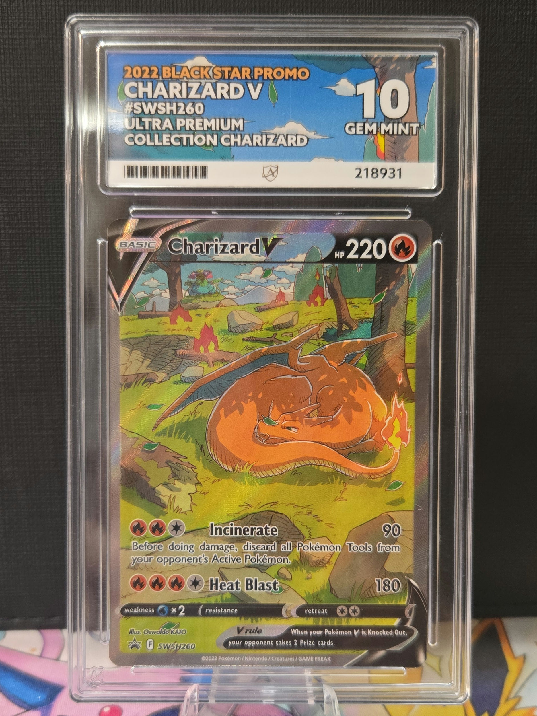 Ace Gem Mint 10 Charizard V #SWSH260