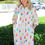 Thumbnail: Scalloped Delray Dress | Happy Pineapples | Multi/White