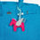 Thumbnail: Hampton's Designer Inspired Tote Bag For Christmas | Turquoise/Pink