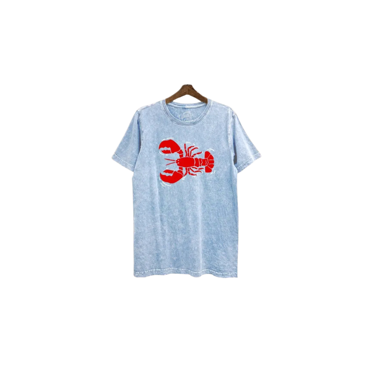 Graphic Print T-Shirt | Lobster | Blue