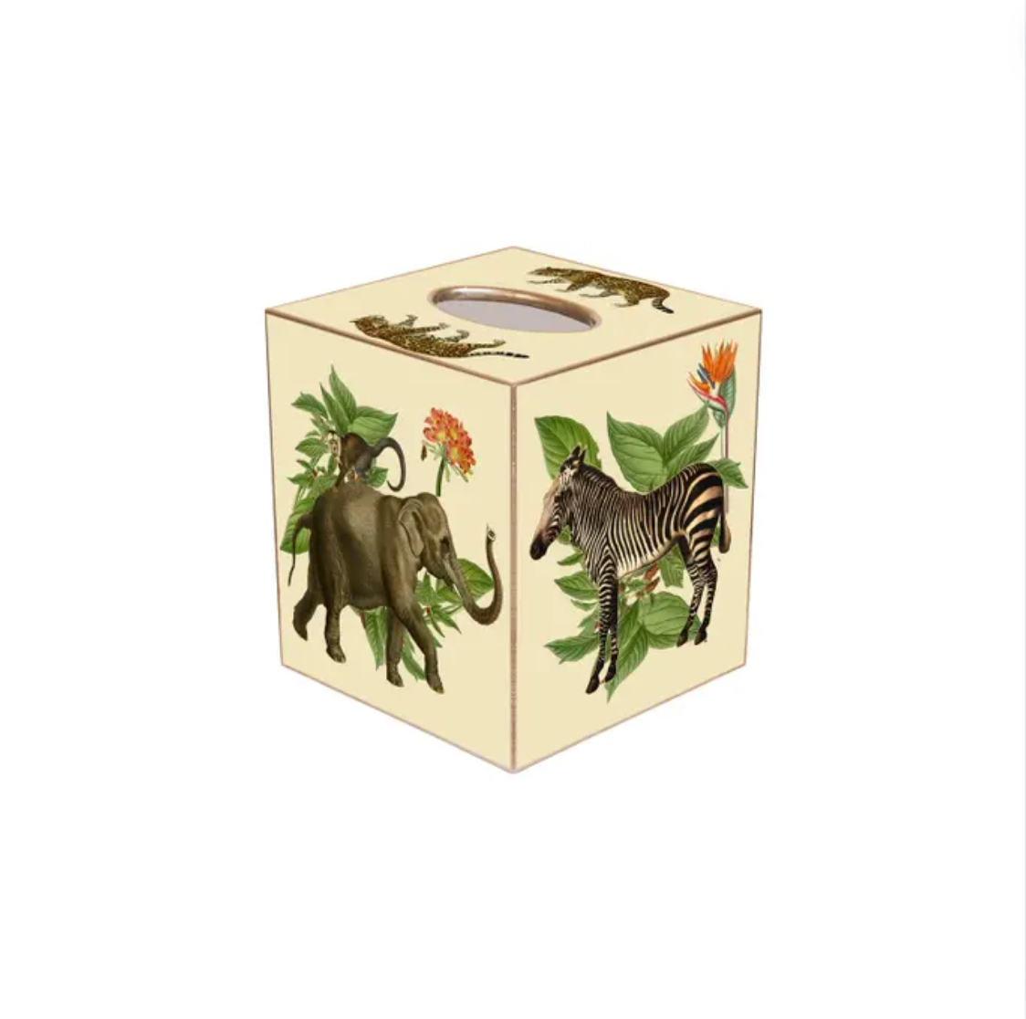 Tissue Box Holder | African Obsession | Ivory
