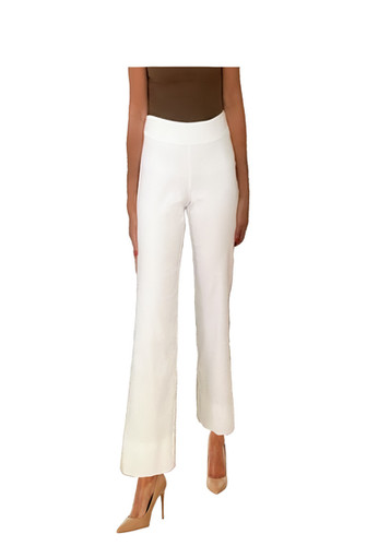 Krazy Larry Pull On Ankle Pant | White | Snappy Turtle