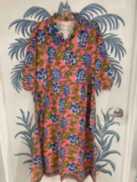 Frannie Midi Dress | Hydrangea | Pink