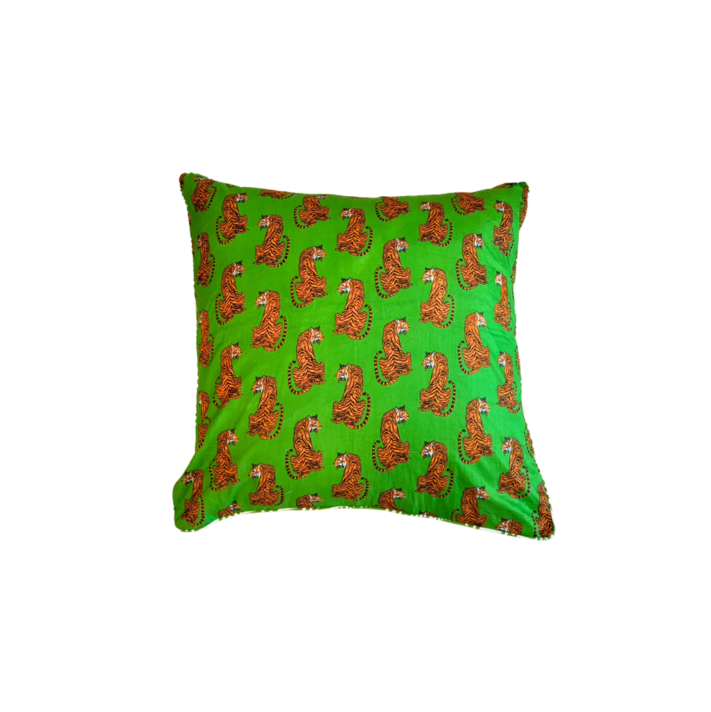 *SALE* Pillow Sham | Tigers | Green