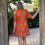 Thumbnail: *SALE* Frannie Dress | Twin Tigers | Orange