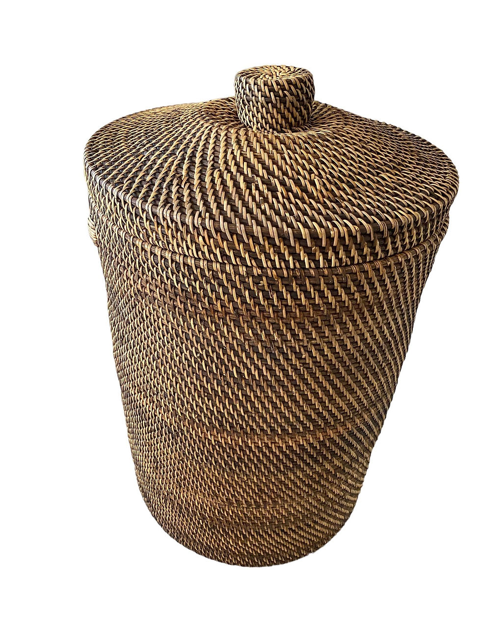 Thumbnail: Balinese hand woven basket (dark colour)