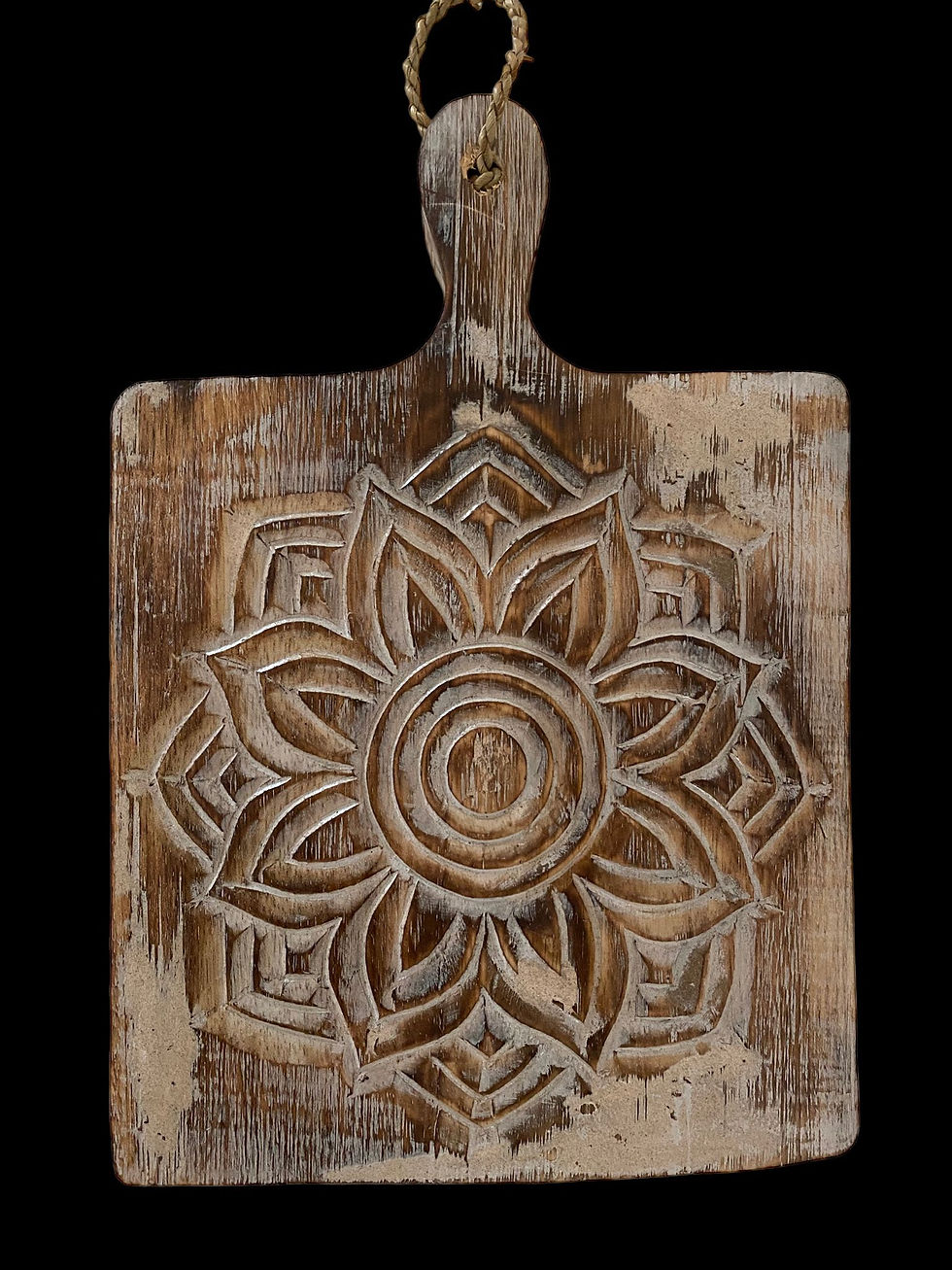 Thumbnail: Square Chopping board mandala