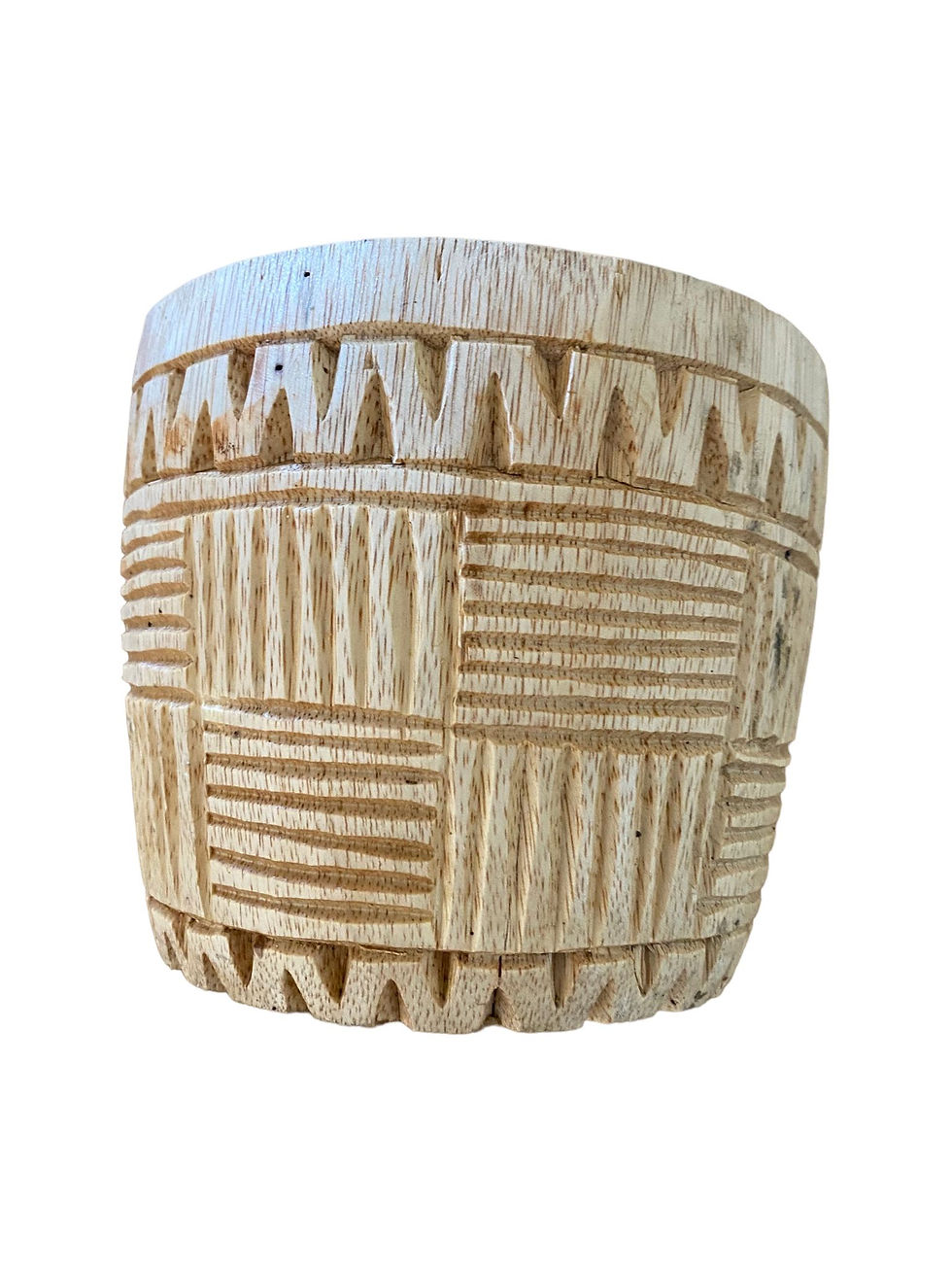 Thumbnail: Clear wood pot