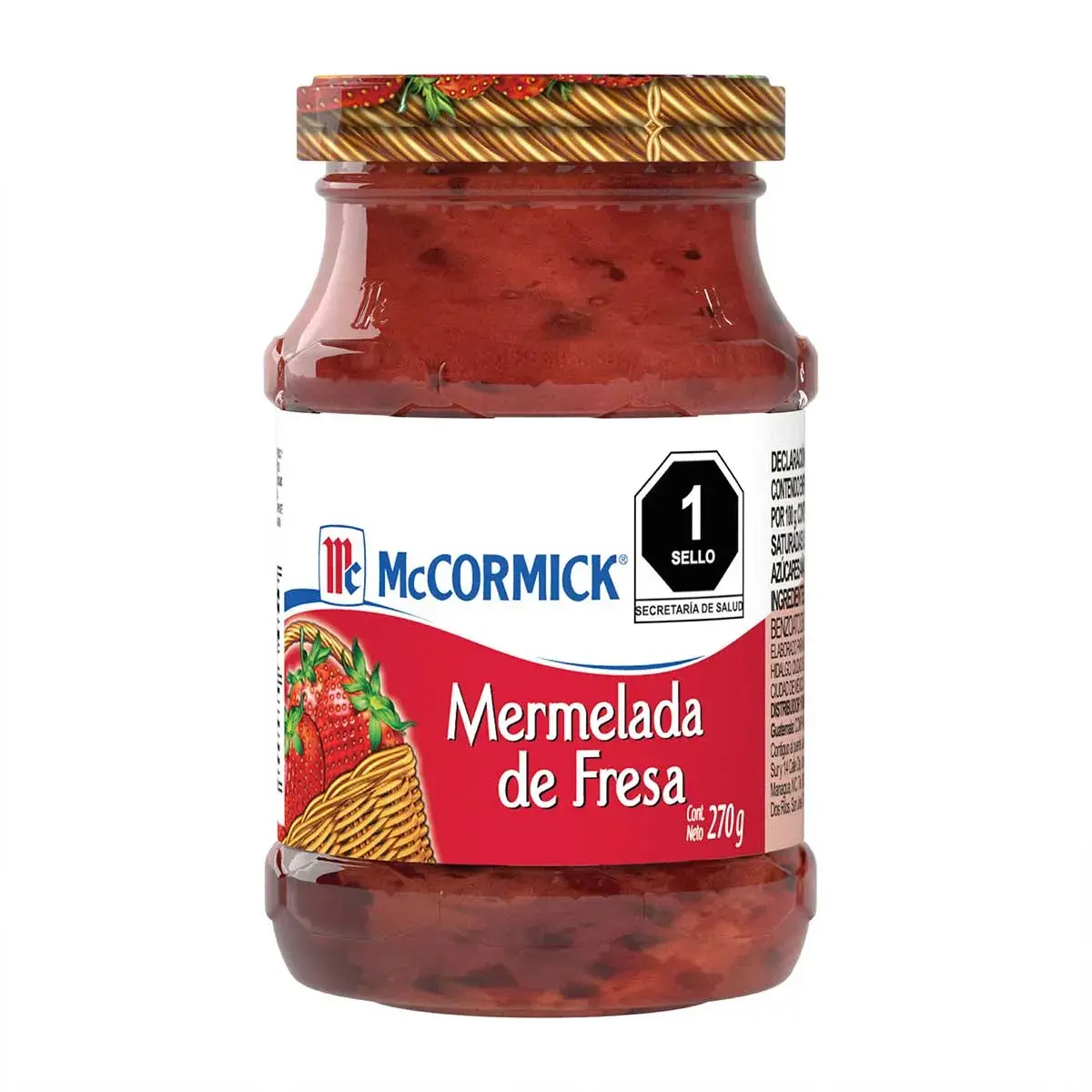 Mermelada McCormick Fresa 270g