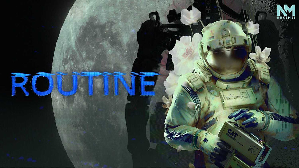 ROUTINE lunar base horror