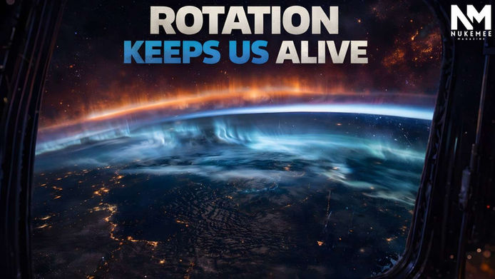 Earth stops spinning