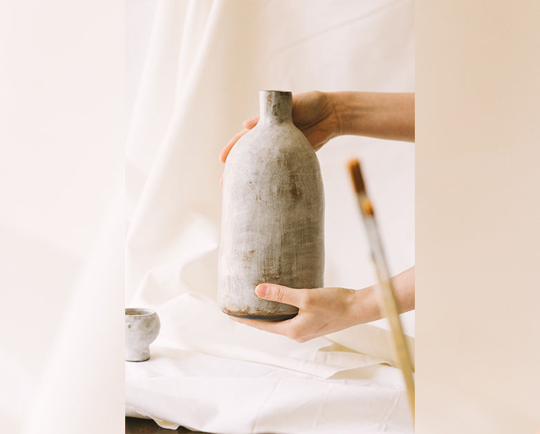 Thumbnail: Wabisabi handbuild vase I