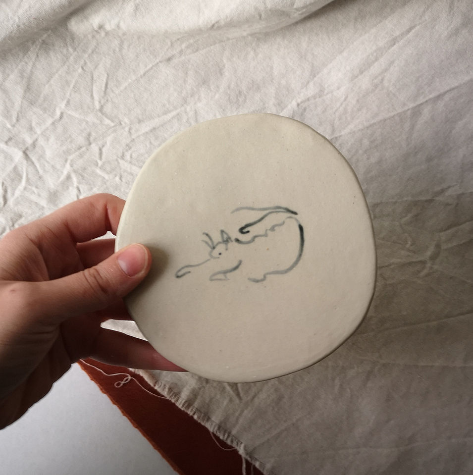 Thumbnail: Cat teabag holder V