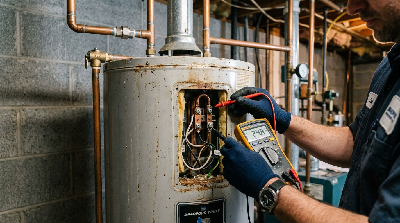 Water Heater Repair — Only Needed Parts Are Replaced