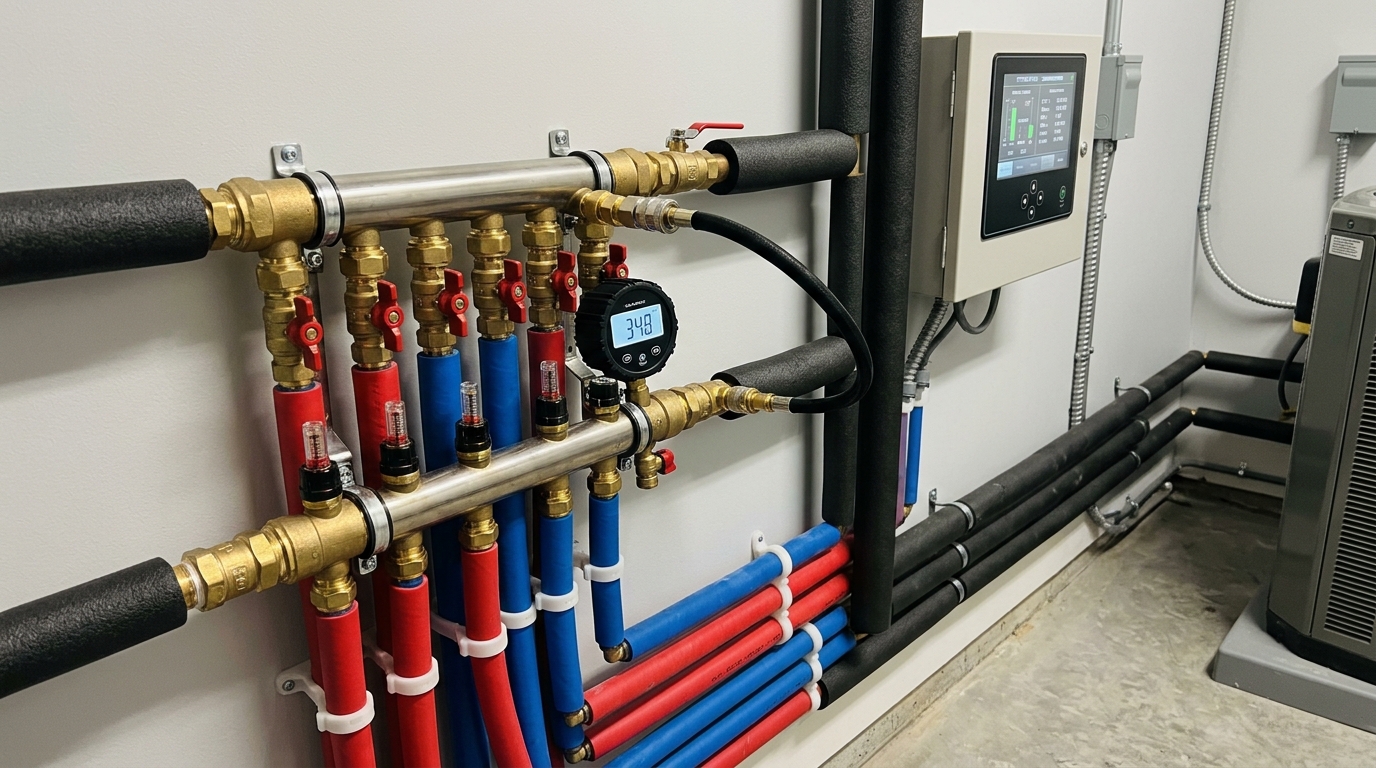 Bryant Geothermal Heat Pump Installation — Full System Commissioning and Testing