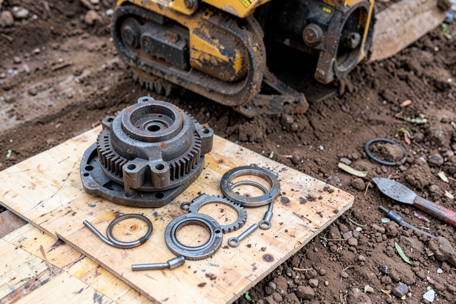 Skid Steer Drivetrain Rebuild — Precision Wear Measurement and Component Matching