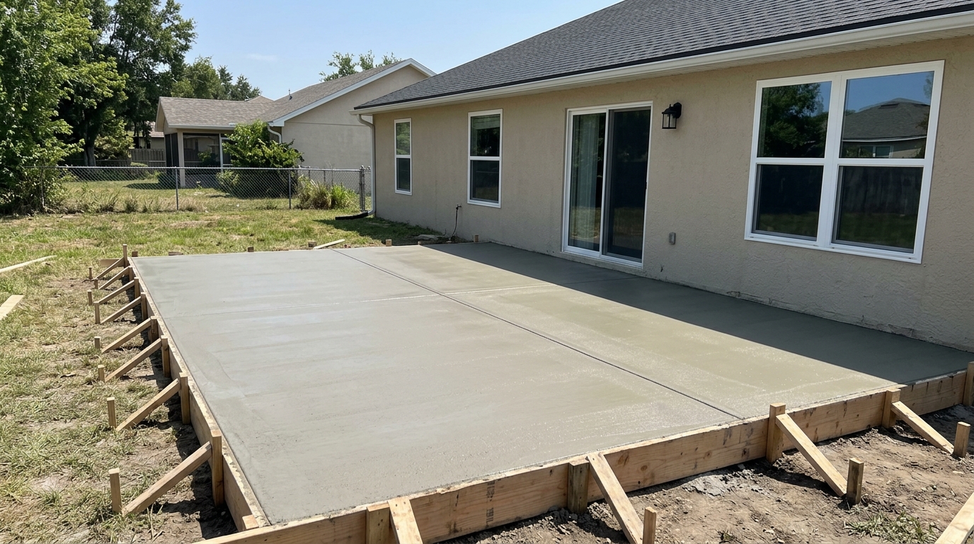 Concrete Patio Installation — Permit Handling and Project Closeout