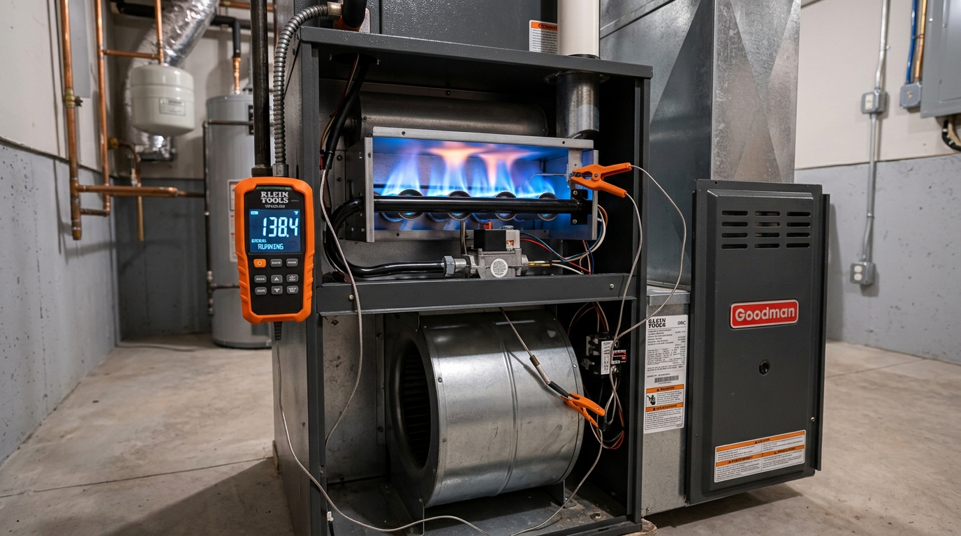 Mitsubishi Furnace Repair — Safe Operation Verification