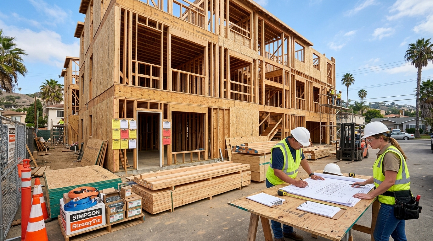 Apartment Complex Construction — City-Aligned Permit and Trade Timing