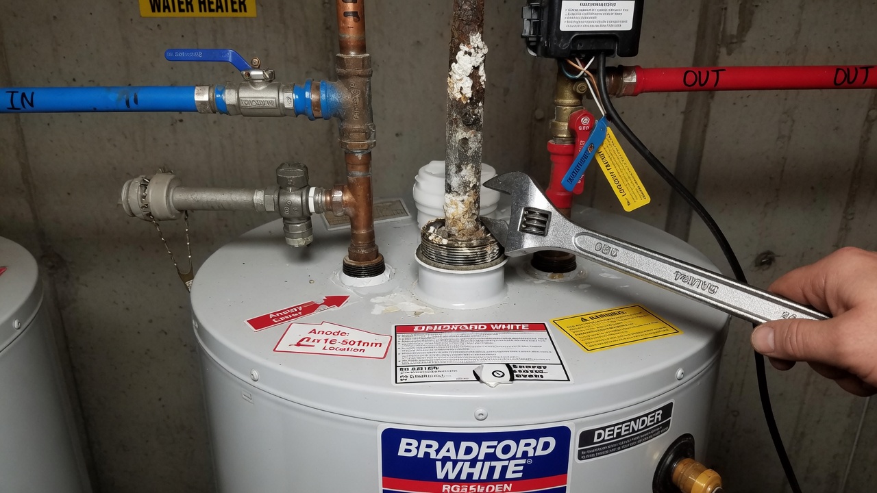 Bradford White Water Heater Maintenance — Anode Rod Inspection and Replacement