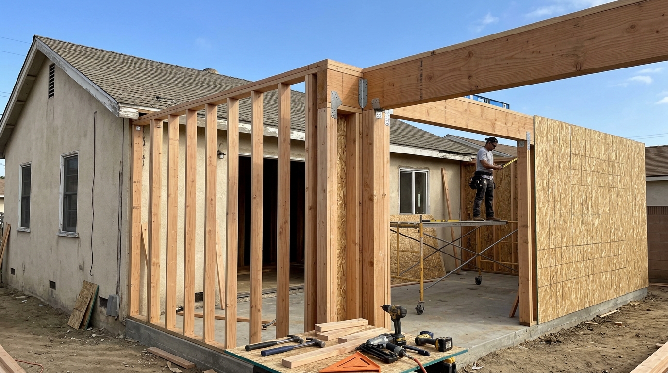 Home Additions — Framing Connections and Structural Joins