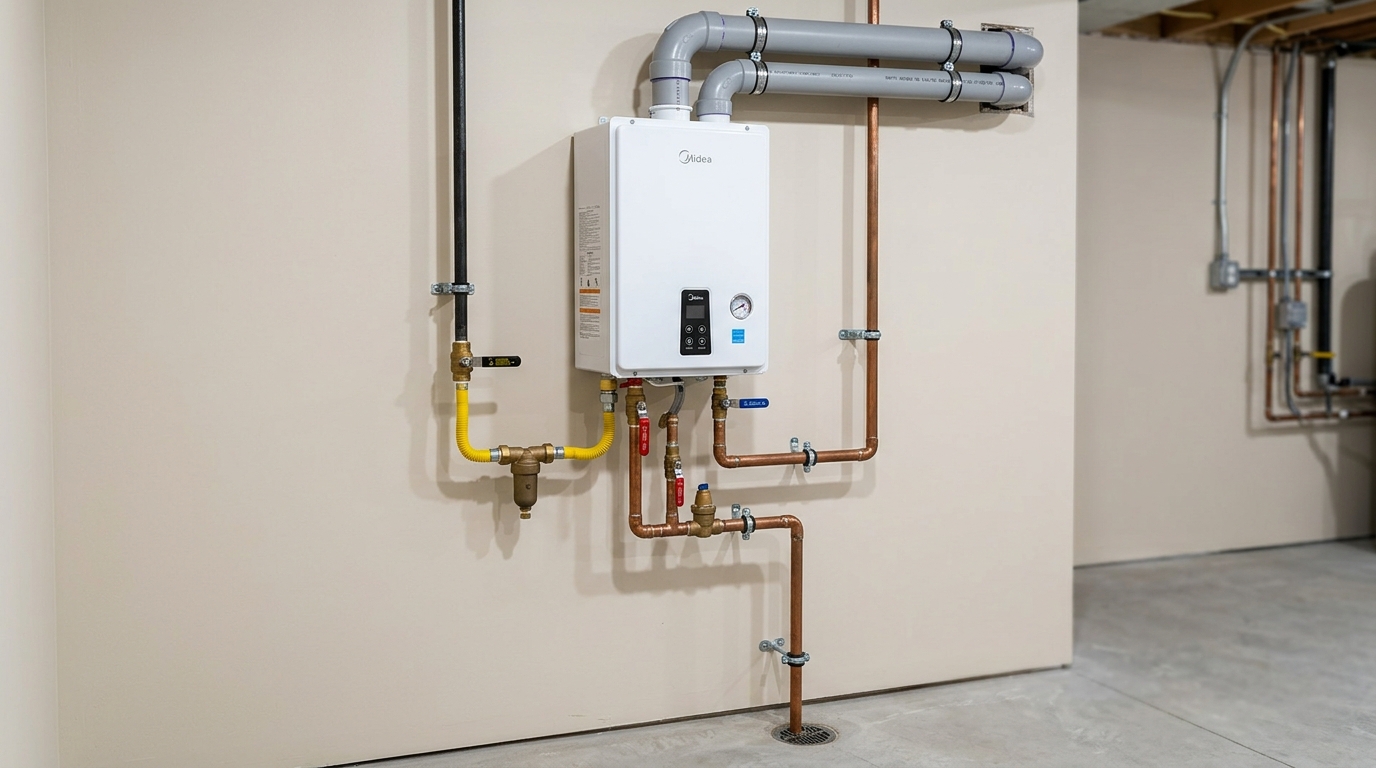 Midea Water Heater Installation — Code-Compliant Connections and Safety
