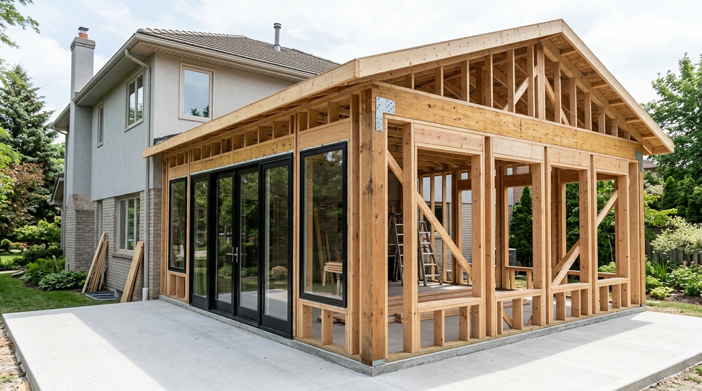 Sunroom Addition — Exterior Tie-Ins and Waterproofing