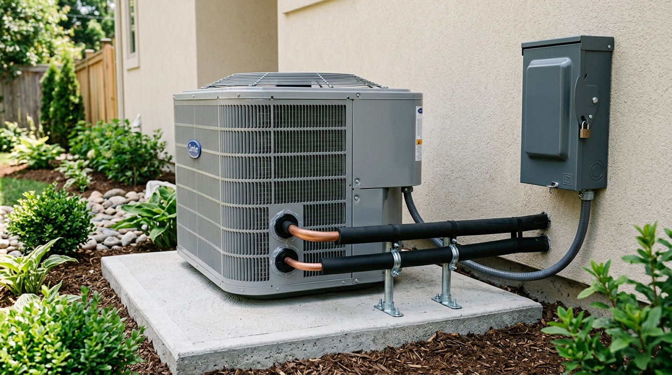 Tempstar Heat Pump Installation — Clean Refrigerant and Electrical Work