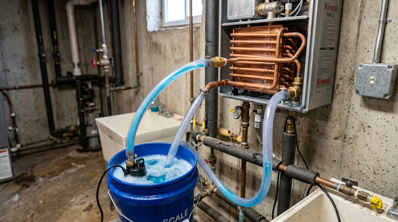 Rinnai Boiler Repair — Heat Exchanger Descaling Service