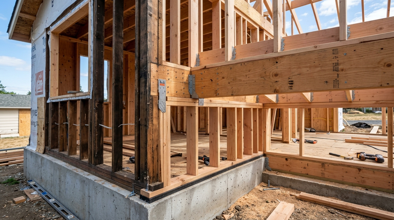 In-Law Suite Addition — Framing-First Structural Connections
