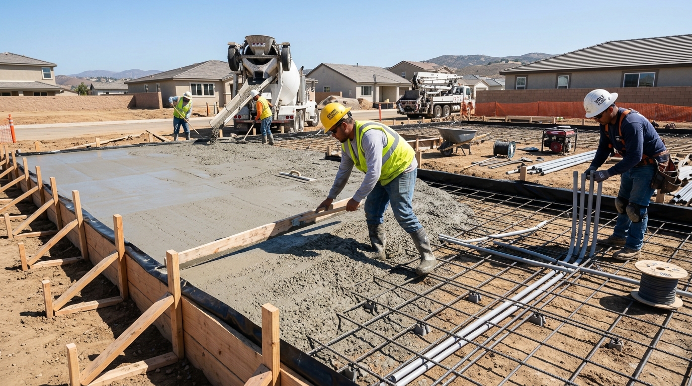 Concrete Slabs & Flatwork — Coordinated Trades, Structured Scheduling